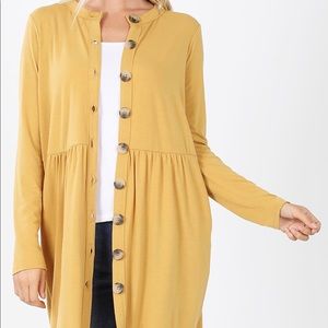 Mustard Cardigan